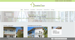 Desktop Screenshot of immobilien-t-raum.de